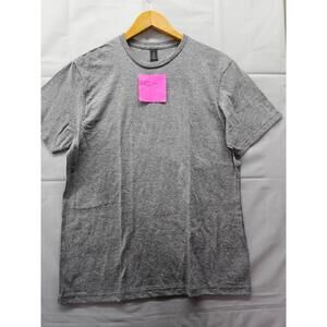 Gildan Softstyle Graphite Heather T-Shirt Size M Unisex Crew Neck Cotton Blend
